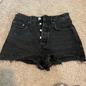 Black Zara Denim Shorts Size 4